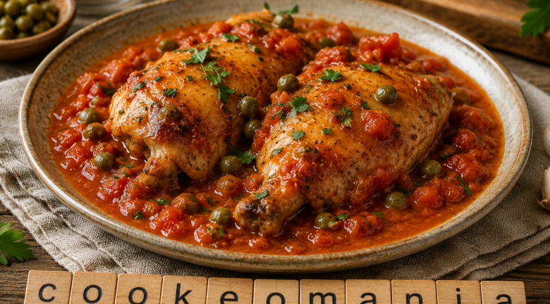 Cuisses de poulet sauce tomate et câpres au Cookeo, une recette simple au goût méditerranéen