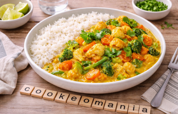 Curry de légumes au lait de coco au Cookeo