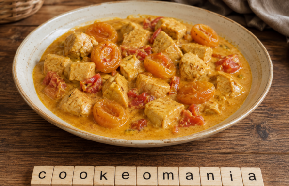 Curry de poulet au Cookeo, la recette express au lait de coco et abricots secs