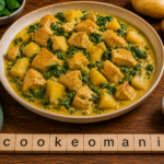 Curry de poulet aux pommes de terre et épinards au Cookeo, le plat complet crémeux et parfumé au cookéo