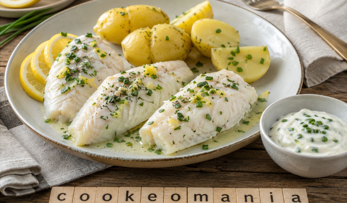 Dos de colin citronnés et pommes de terre au Cookeo, la recette légère avec sauce au yaourt