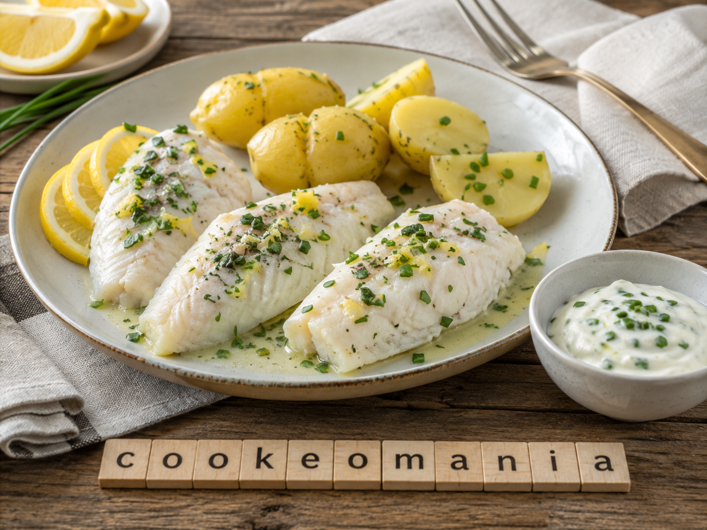 Dos de colin citronnés et pommes de terre au Cookeo, la recette légère avec sauce au yaourt
