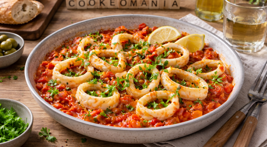 Encornets à la provençale au Cookeo