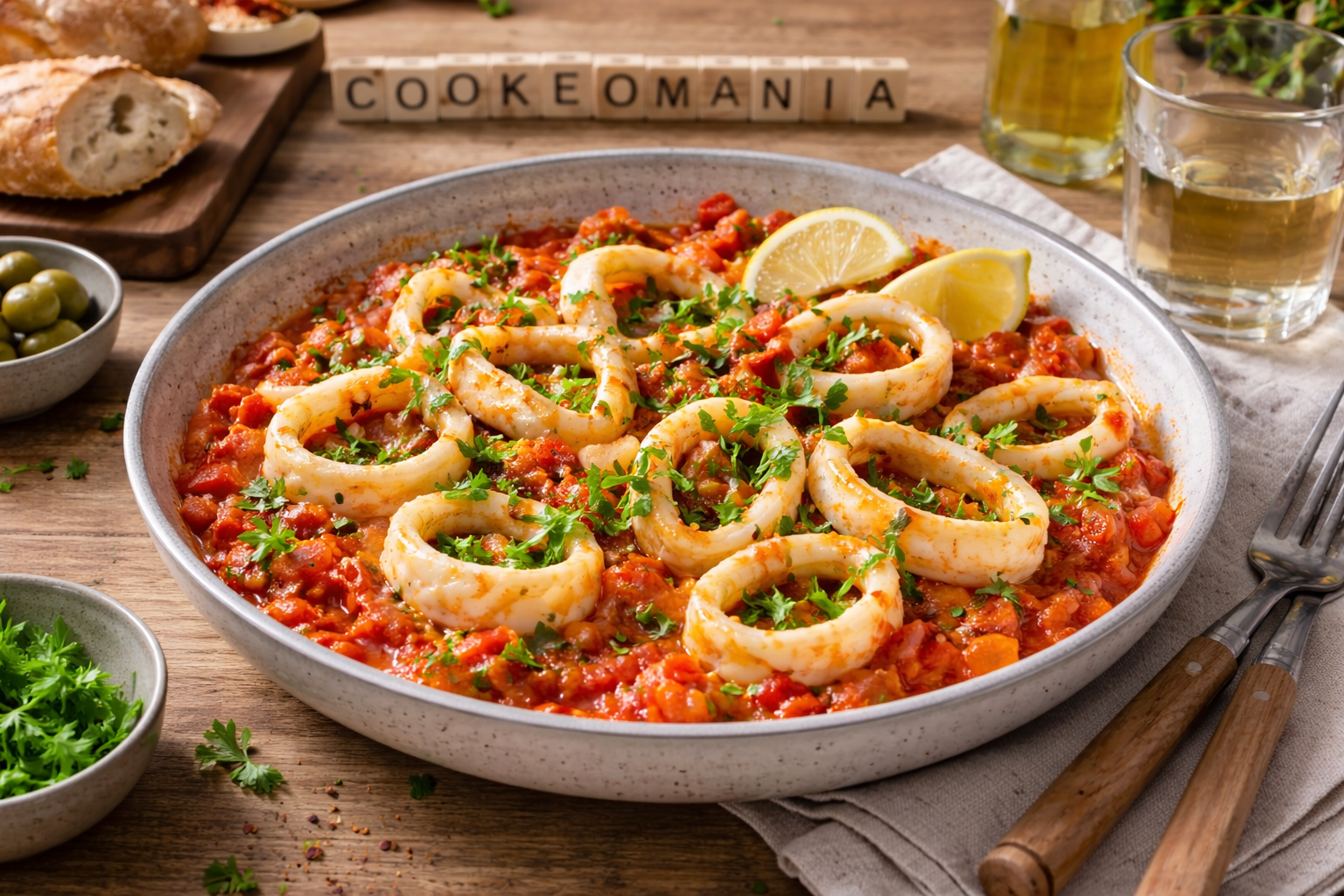 Encornets à la provençale au Cookeo