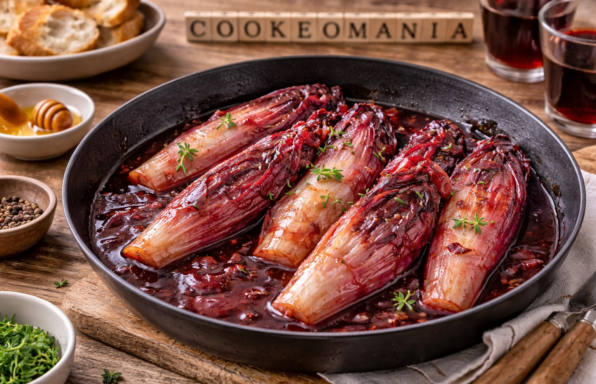 Endives rouges fondantes au miel au Cookeo