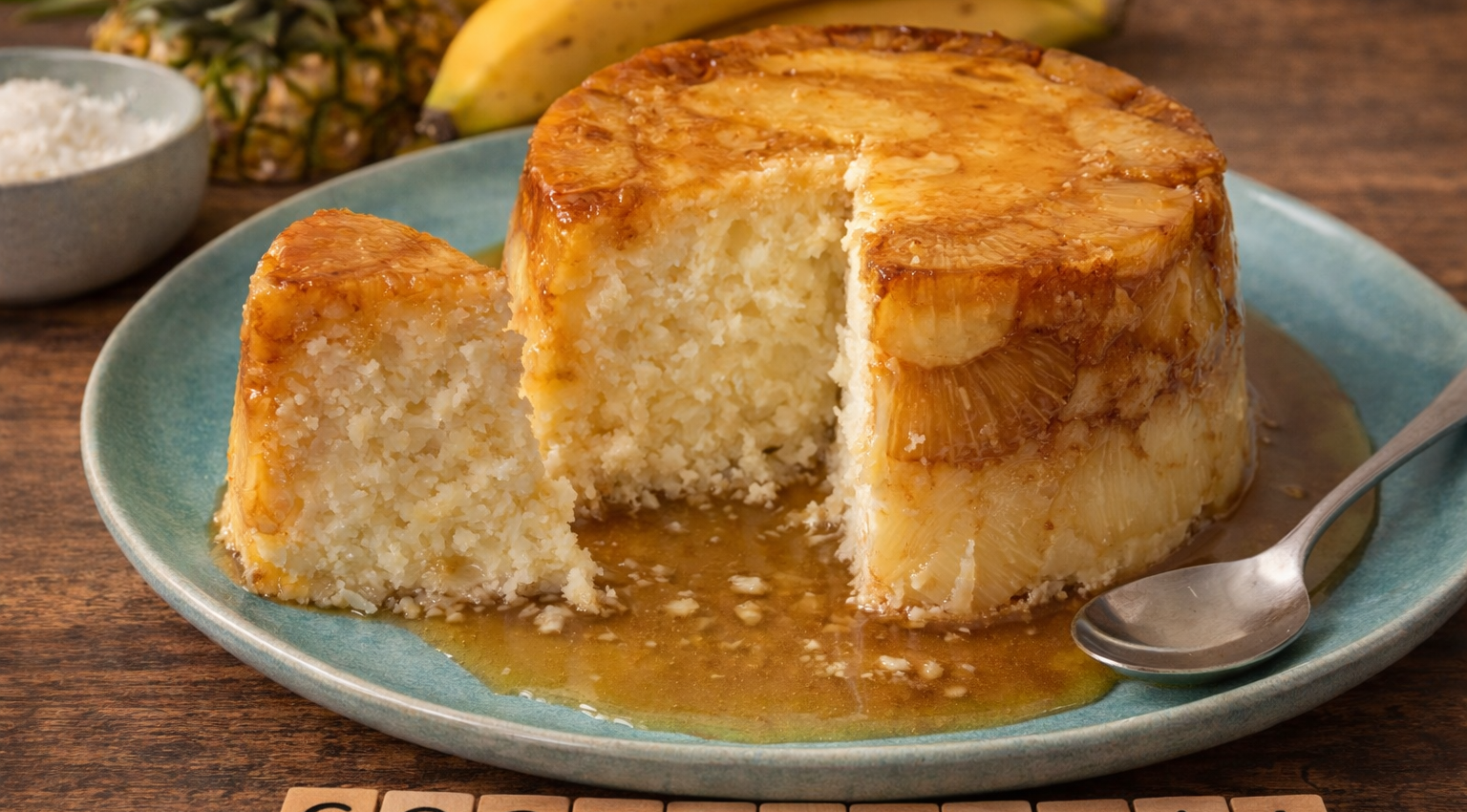 Flan coco ananas façon îles au Cookeo