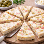 Flan salé jambon, olives vertes et feta au robot multi-cuiseur cookéo