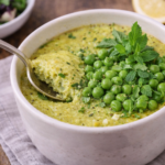 Flans verts courgette-petits pois au chèvre et menthe au robot multi-cuiseur Moulinex
