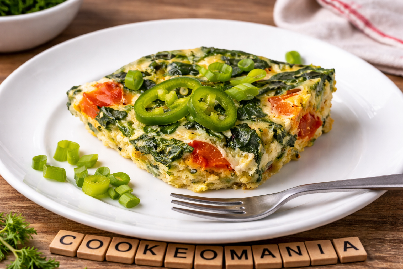Frittata épinards keto au Cookeo