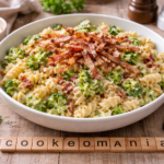 Fusilli crémeux au brocoli et lardons à l'autocuiseur Moulinex