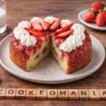 Gâteau renversé aux fraises et ricotta au multicuiseur Moulinex