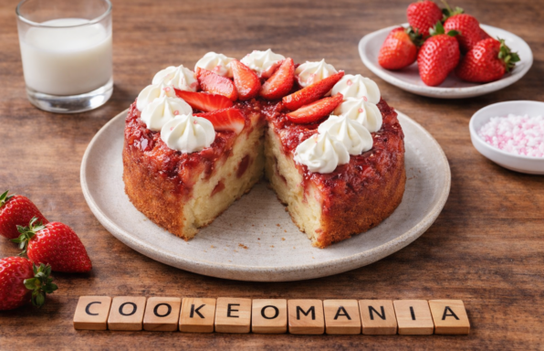Gâteau renversé aux fraises et ricotta au Cookeo