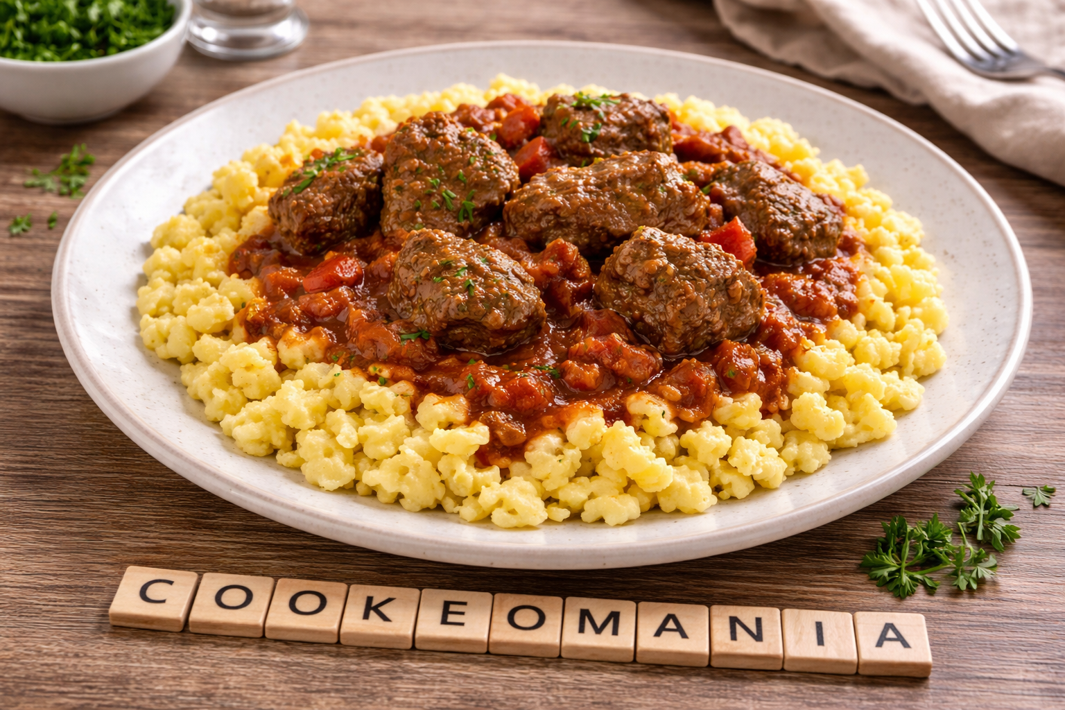 Goulash de bœuf relevé au Cookeo