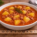Goulash de pommes de terre à la saucisse fumée au multicuiseur Moulinex