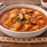Goulash de pommes de terre et saucisse au multicuiseur cookéo