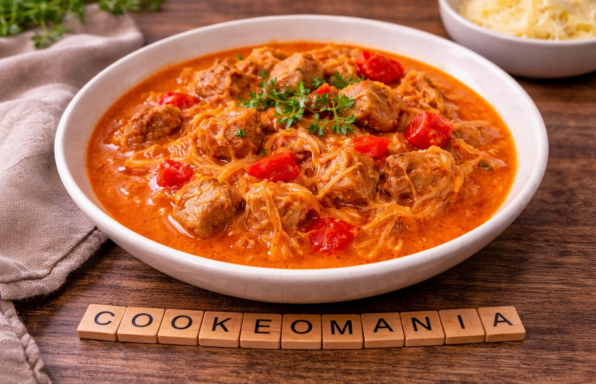 Goulash de porc à la choucroute au Cookeo