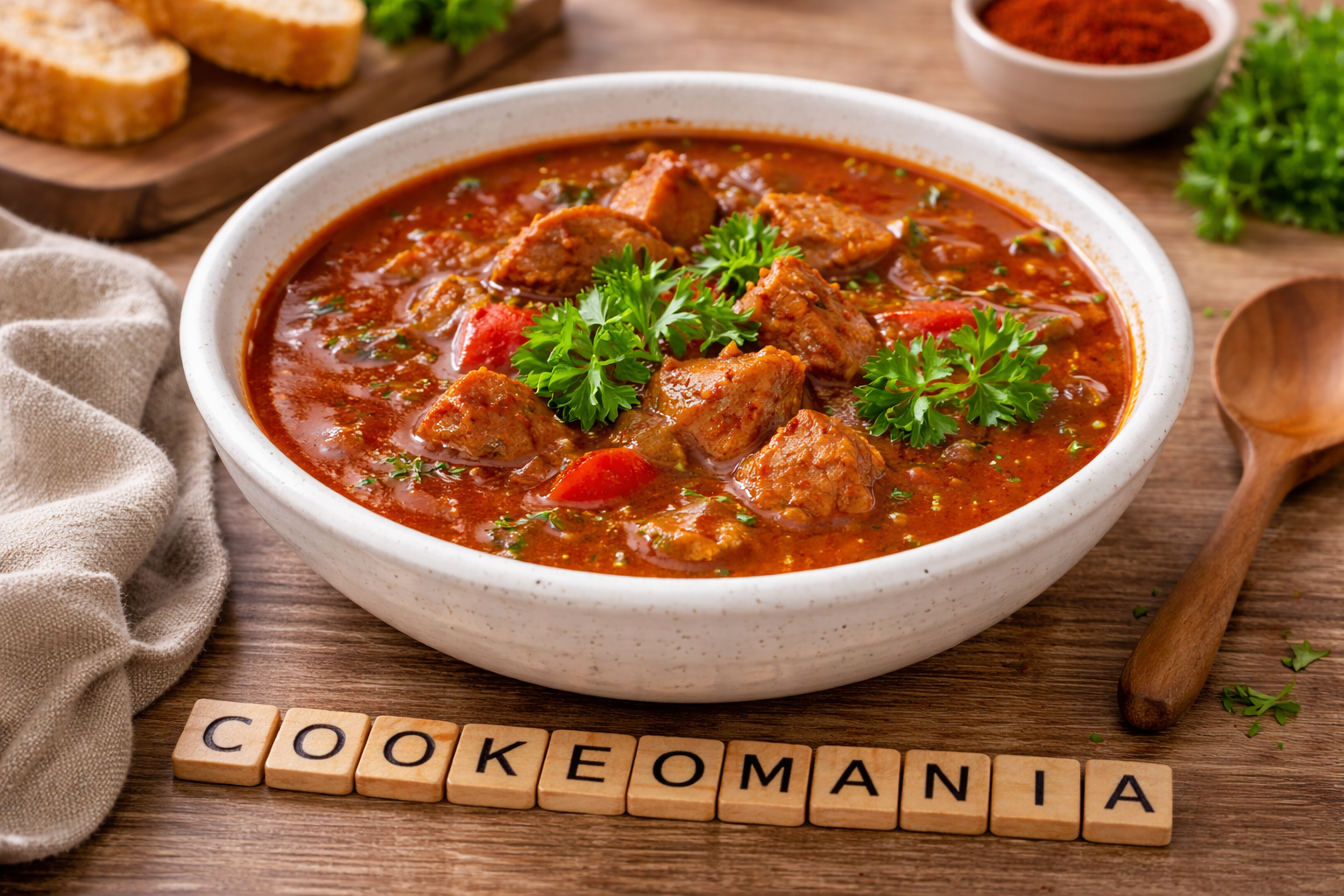 Goulash hongrois cétogène au Cookeo