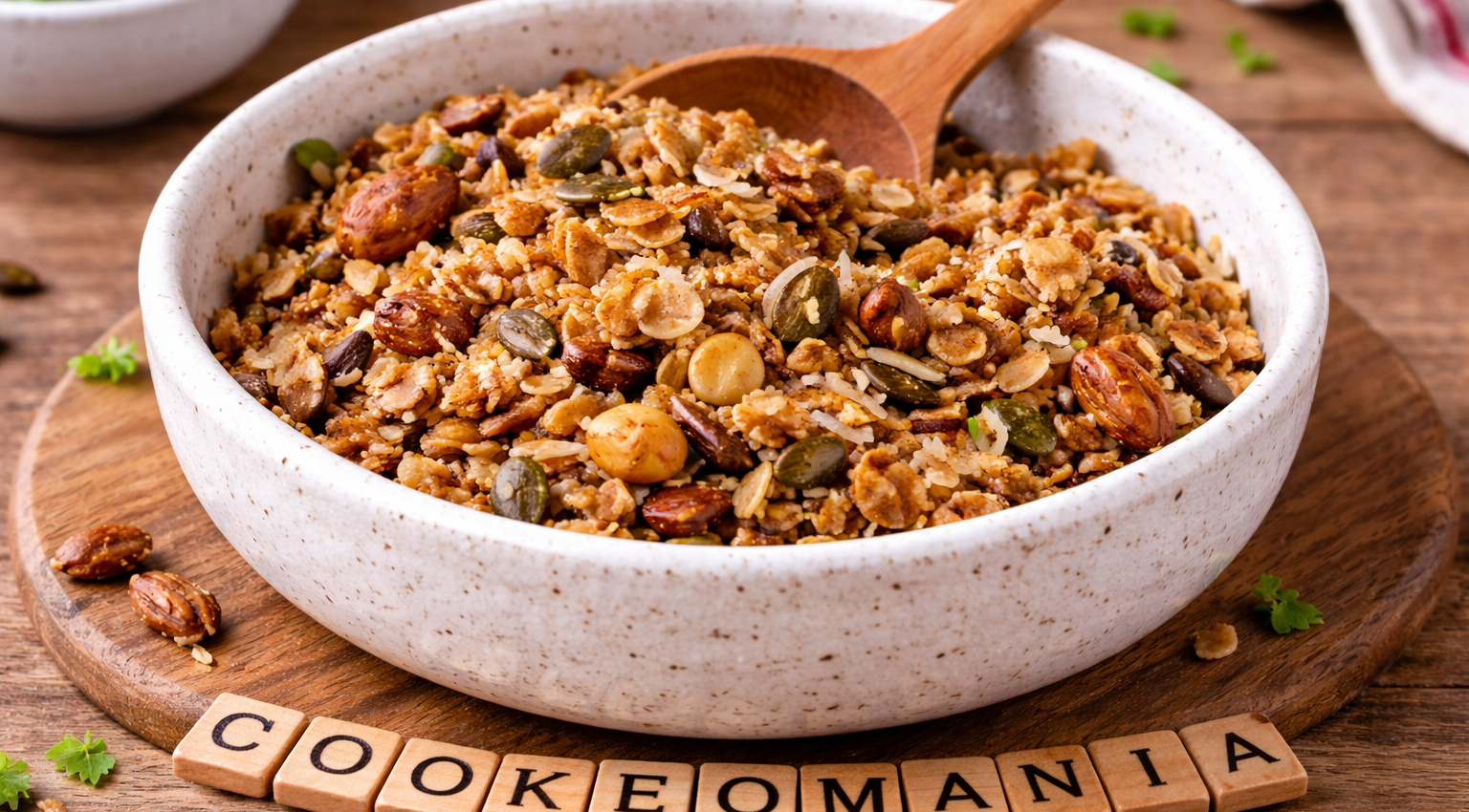 Granola cétogène maison au Cookeo