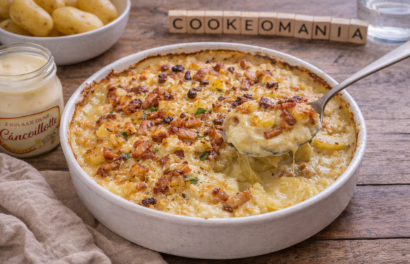 Gratin dauphinois à la cancoillotte et aux lardons au Cookeo