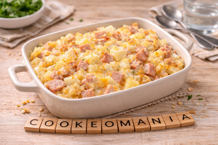 Gratin fondant pommes de terre jambon au Cookeo