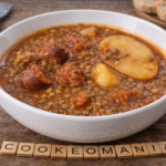 Lentilles mijotées au chorizo et légumes au multicuiseur Moulinex