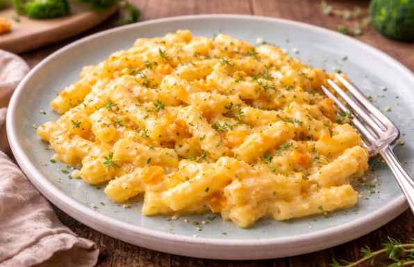 Macaronis crémeux à la butternut et fromages fumés au Cookeo