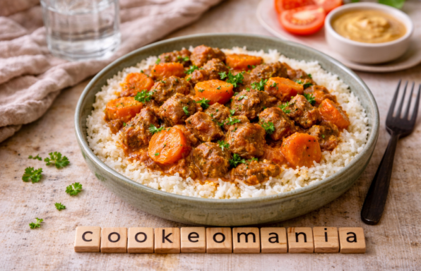 Mafé de bœuf express à la patate douce