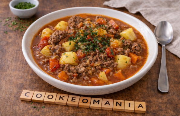 Mijoté campagnard au bœuf haché et légumes au Cookeo