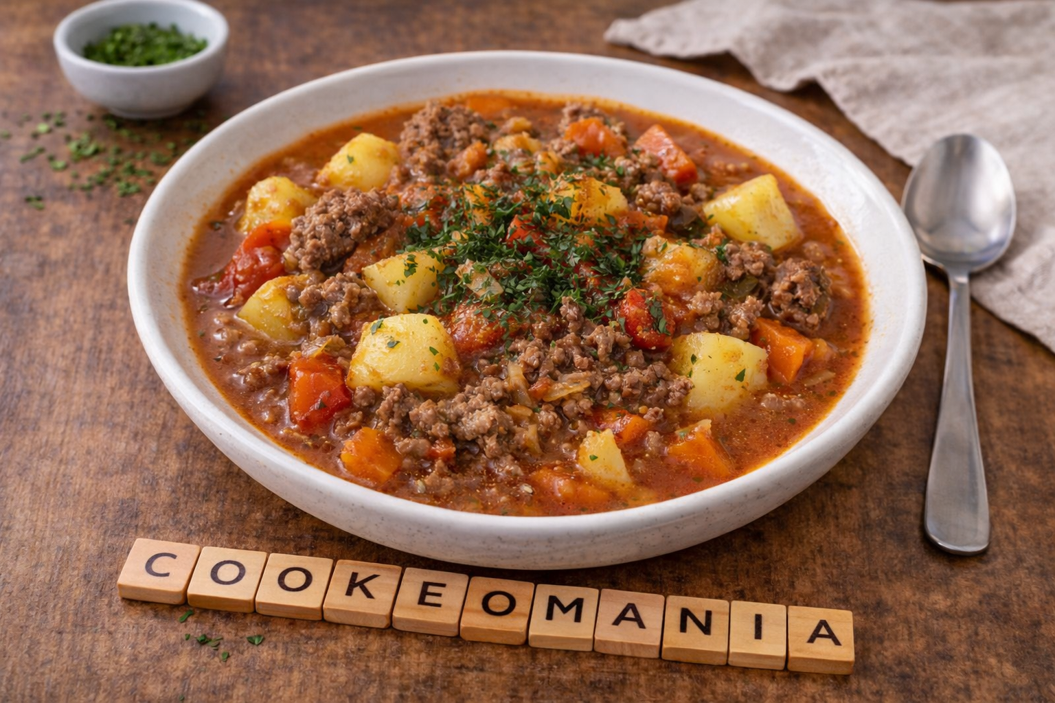 Mijoté campagnard au bœuf haché et légumes au Cookeo