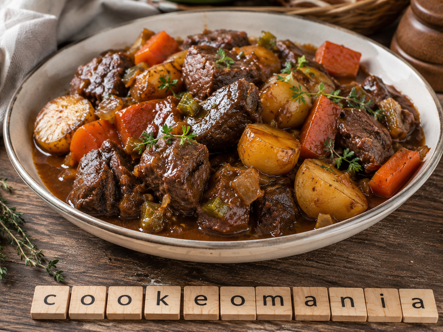 Mijoté de bœuf au miel et vinaigre balsamique au Cookeo, le plat fondant aux pommes de terre
