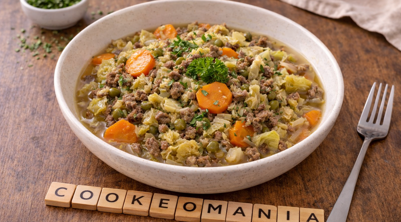 Mijoté de chou et bœuf haché au Cookeo