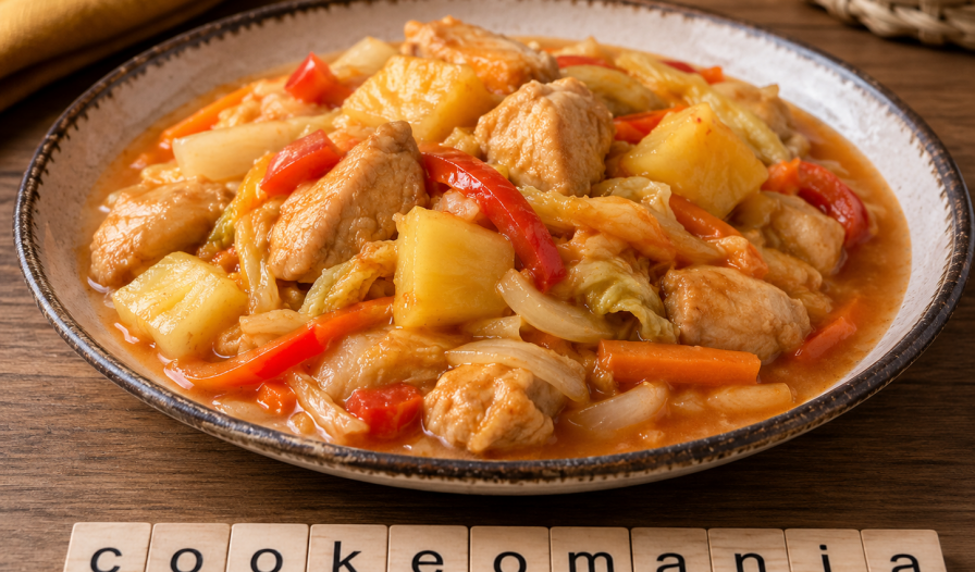 Mijoté de poulet à l’ananas au Cookeo, la recette sucrée-salée aux légumes