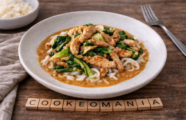 Émincé de dinde au pak choï et coco au Cookeo