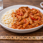 Émincé de porc crémeux aux poivrons et tomates à l'autocuiseur cookéo