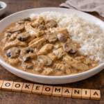 Émincé de poulet crémeux aux champignons au multicuiseur Moulinex