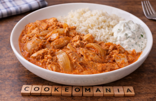 Émincé de poulet façon gyros à la crème tomate au Cookeo