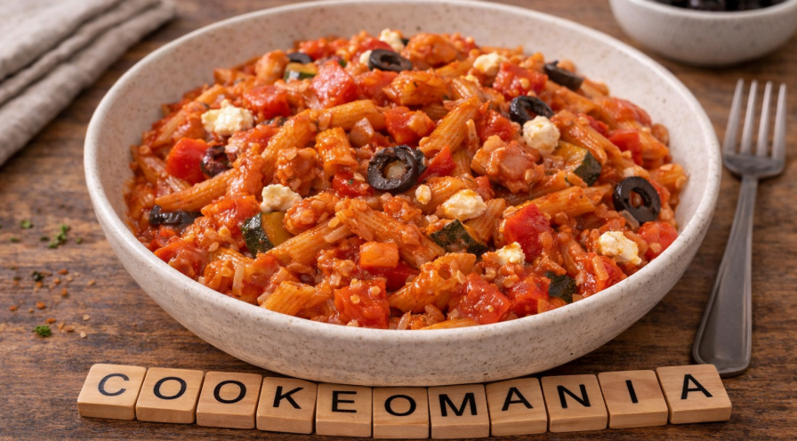 Mini penne façon méditerranéenne au Cookeo