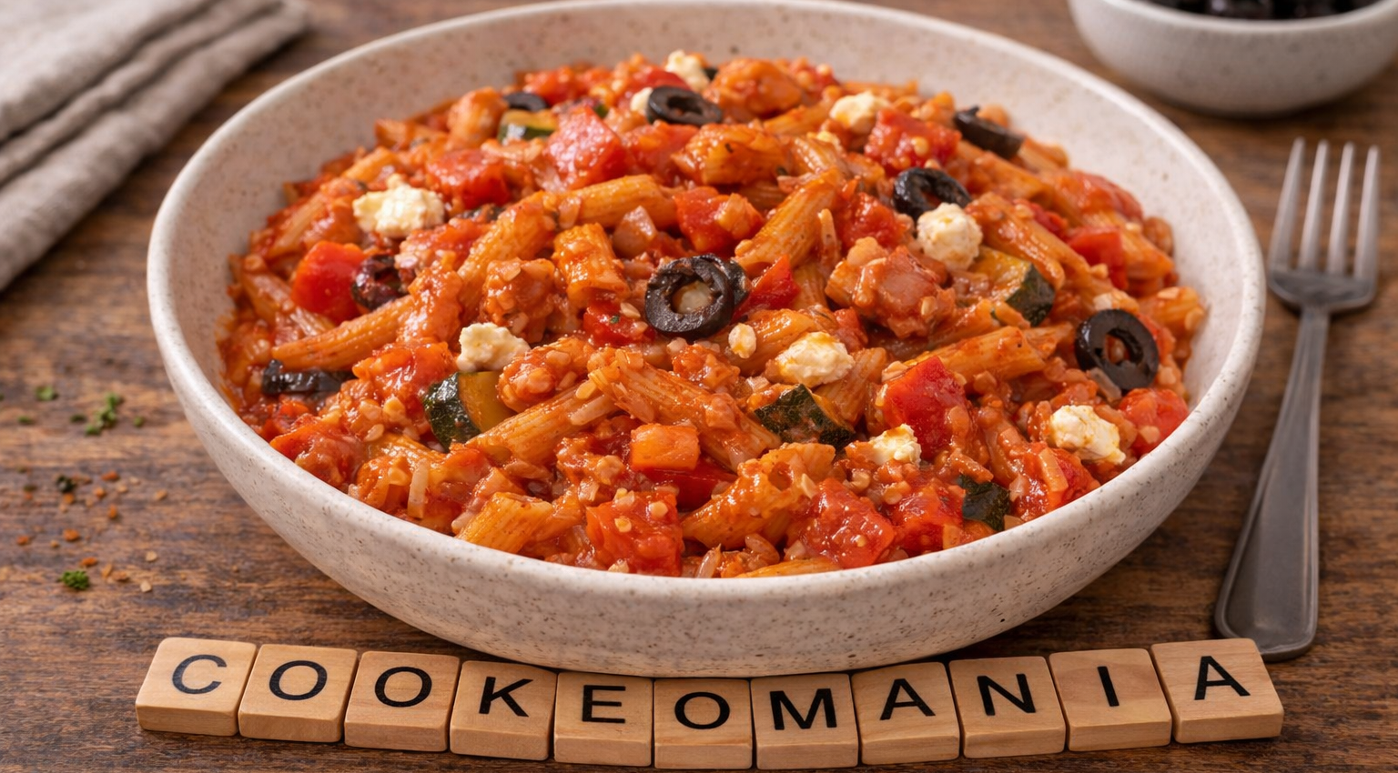 Mini penne façon méditerranéenne au Cookeo