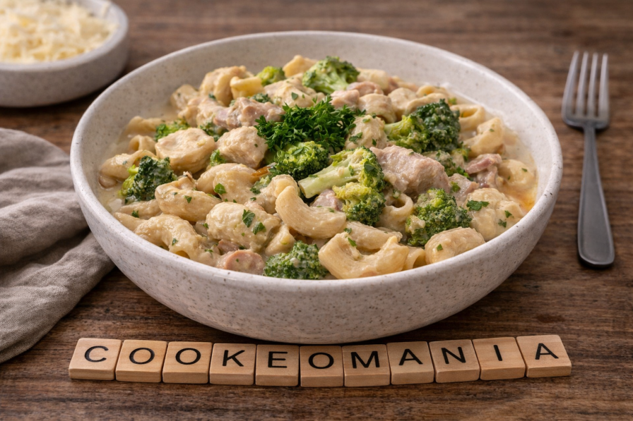 One pot de pâtes au poulet et brocoli au Cookeo