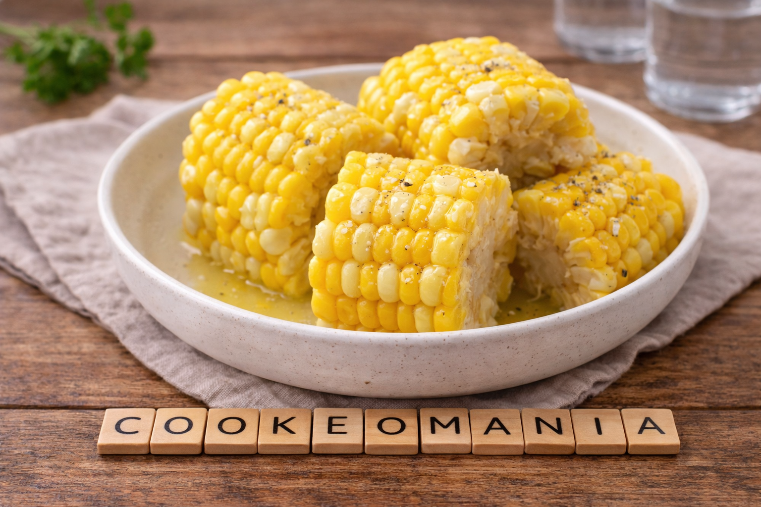 Épis de maïs tendres au Cookeo