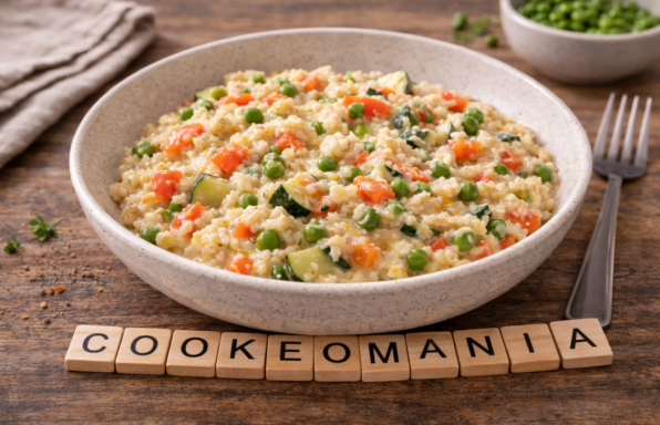 Poêlée crémeuse de millet aux légumes au Cookeo