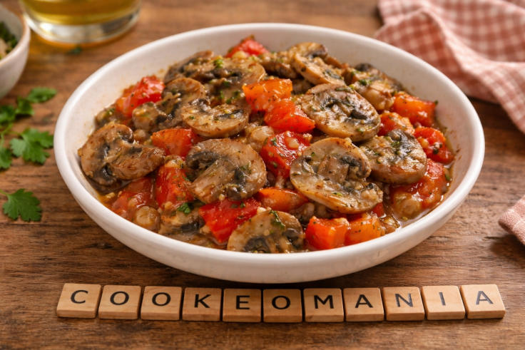 Poêlée de champignons et poivrons persillés au Cookeo