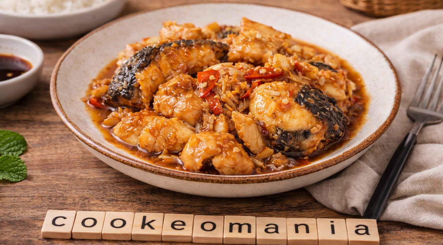 Poisson mijoté au gingembre et aux échalotes au Cookeo