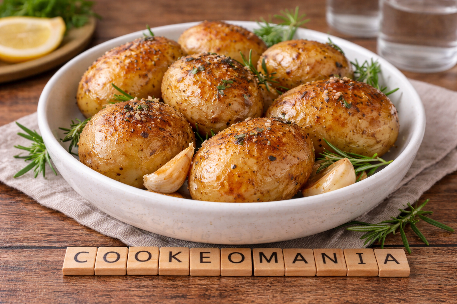 Pommes de terre fondantes et dorées au Cookeo