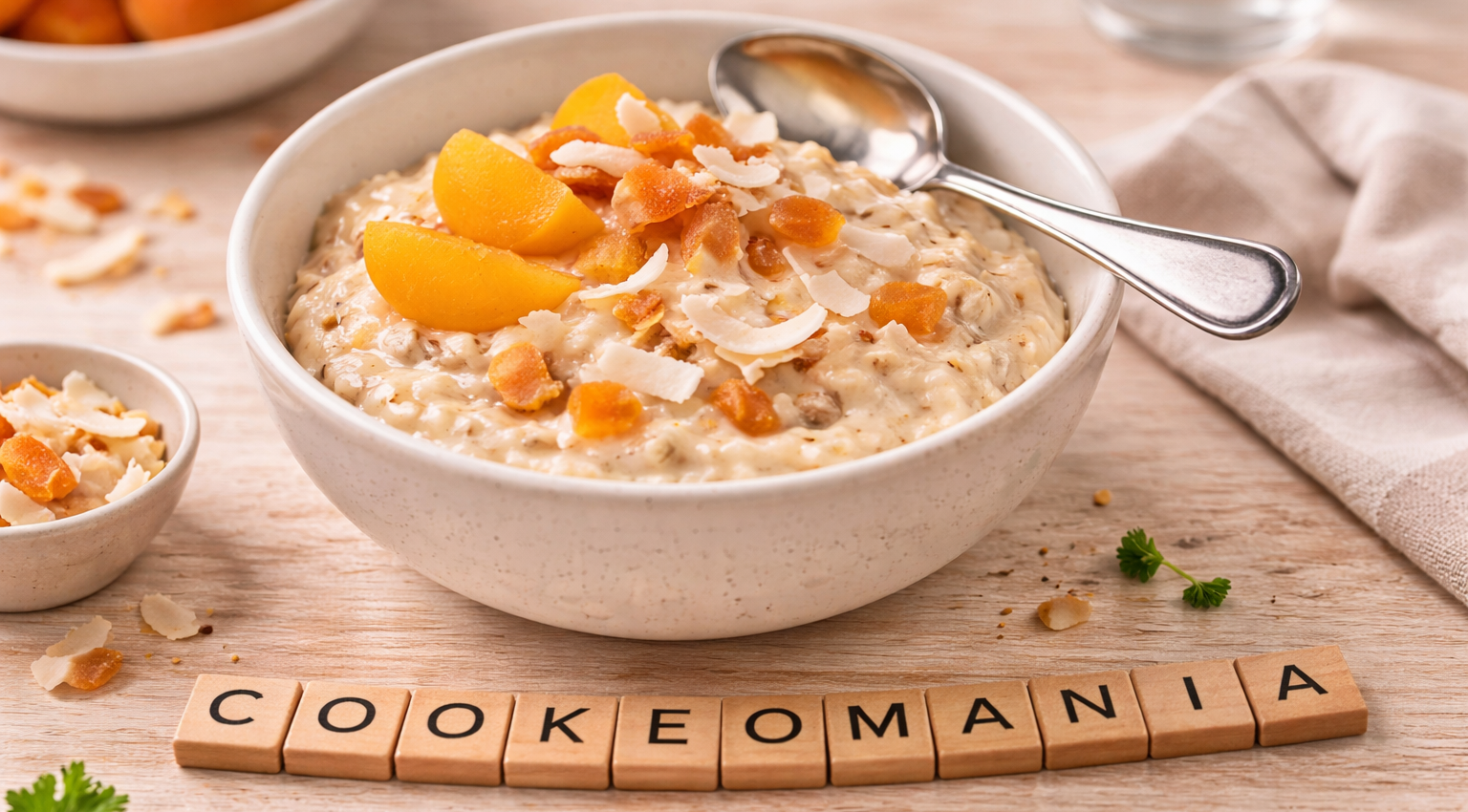 Porridge abricot coco au Cookeo