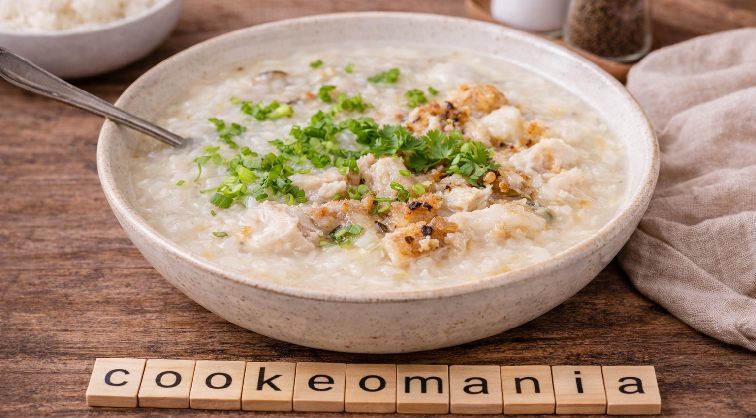 Porridge de poisson au gingembre au Cookeo