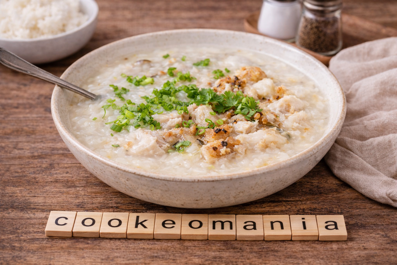Porridge de poisson au gingembre au Cookeo