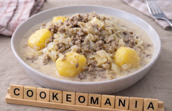 Potée chou, pommes de terre et viande hachée au Cookeo