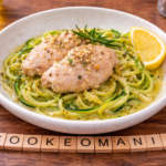 Poulet à l’ail cétogène et tagliatelles de courgette à l'autocuiseur cookéo