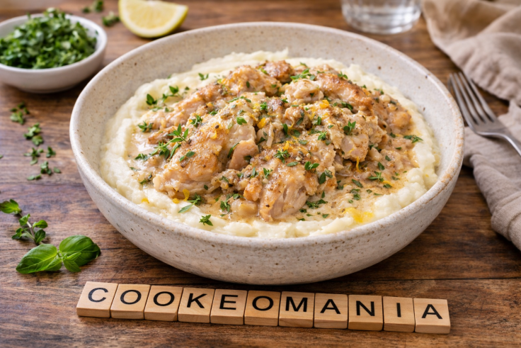 Poulet citron cétogène et purée de chou-fleur au Cookeo